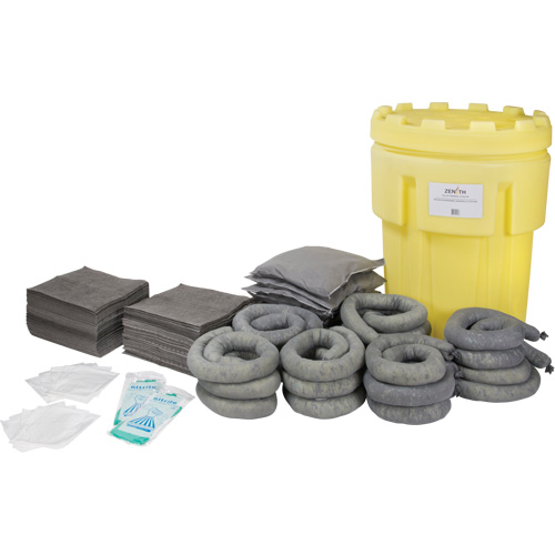 Premium Spill Kit, Universal, Salvage Drum, 95 US gal. Absorbancy Moffatt Supply & Specialties