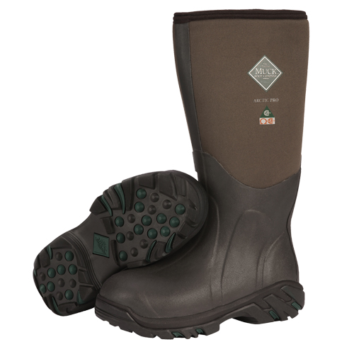 Arctic Pro Extreme Conditions Work Boot, Rubber, Steel Toe, Size 8, Puncture Resistant Sole Moffatt Supply & Specialties