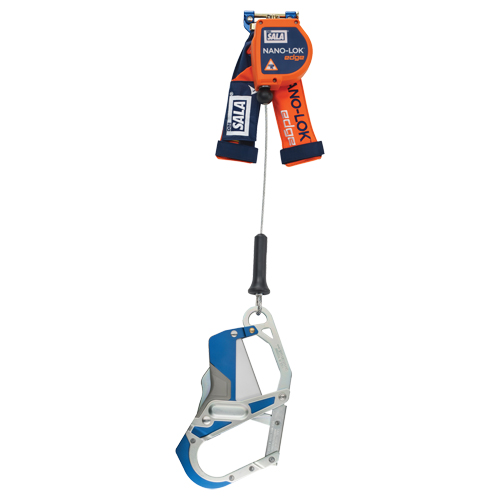 Nano-Lok Edge Self-Retracting Lifeline, 7.3', Stainless Steel, Swivel Moffatt Supply & Specialties