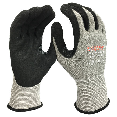 Gants r&eacute;sistants aux coupures, Taille Grand/9, Calibre 13, Rev&ecirc;tement Mousse de nitrile, Enveloppe en Kyorene, ANSI/ISEA 105 niveau 3/EN 388 niveau C Moffatt Supply & Specialties