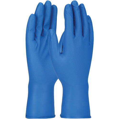 Grippaz Gloves, Small, Nitrile, 8-mil, Powder-Free, Blue Moffatt Supply & Specialties