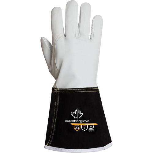 Gants de soudage 399GKGL5 Endura, Cuir fleur de ch&egrave;vre, Taille Moyen Moffatt Supply & Specialties