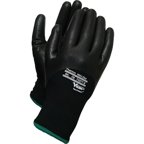 Gants thermiques Nitri-Dex Viking, 8/Moyen, R&ecirc;vetement Nitrile, Calibre 15, Enveloppe en Nylon Moffatt Supply & Specialties