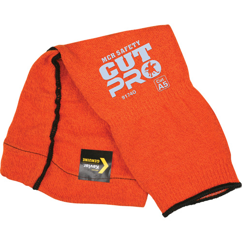 Manches Memphis avec trou pour le pouce, Kevlar, 14", ASTM ANSI niveau A5, Orange Moffatt Supply & Specialties