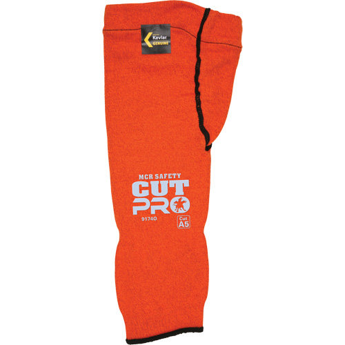 Manches Memphis avec trou pour le pouce, Kevlar, 14", ASTM ANSI niveau A5, Orange Moffatt Supply & Specialties