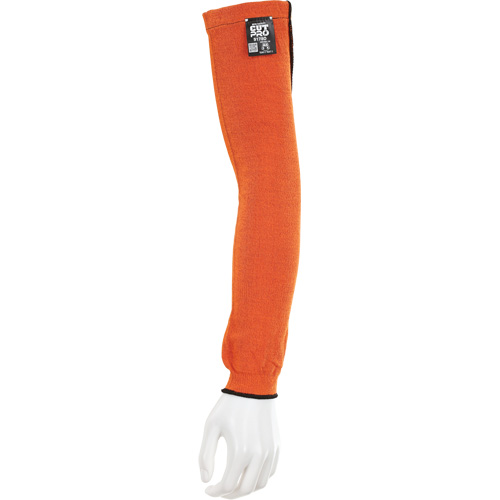 Manches Memphis avec trou pour le pouce, Kevlar, 18", ASTM ANSI niveau A5, Orange Moffatt Supply & Specialties