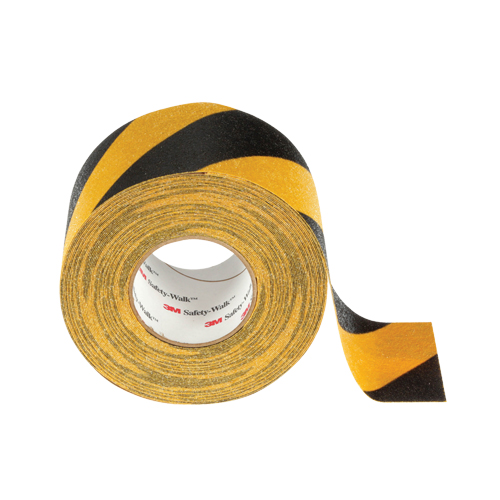 Safety-Walk 600 Series Anti-Slip Tape, 6" x 60', Black & Yellow Moffatt Supply & Specialties