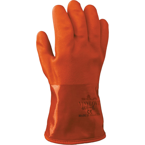 Gants &agrave; double enduit Atlas 460, Taille Moyen/8, 12" lo, PVC, Doublure en Acrylique/Coton, 130-mil Moffatt Supply & Specialties