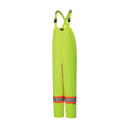 5597 Salopette de s&eacute;curit&eacute; l&eacute;g&egrave;re 150D, Polyester, Grand, Jaune lime haute visibilit&eacute; Moffatt Supply & Specialties