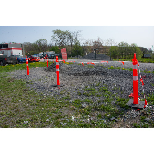 Premium Delineator Post, 42" H, Orange Moffatt Supply & Specialties