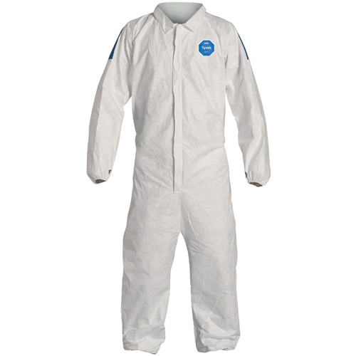 Coveralls, Medium, White, Tyvek&reg; 400 D Moffatt Supply & Specialties
