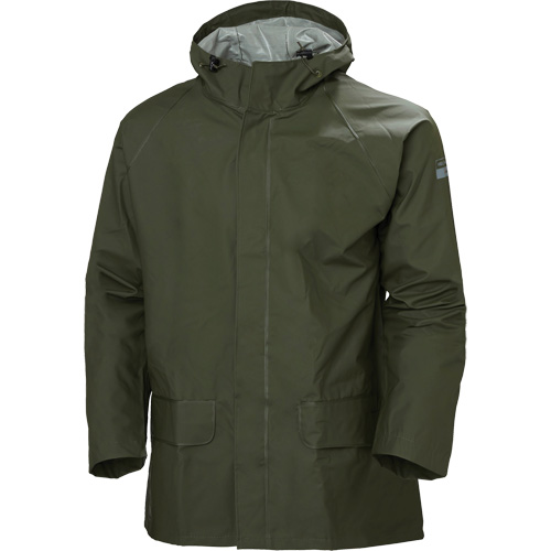 Mandal PVC-Coated Rain Jacket, Polyester, X-Small, Green Moffatt Supply & Specialties