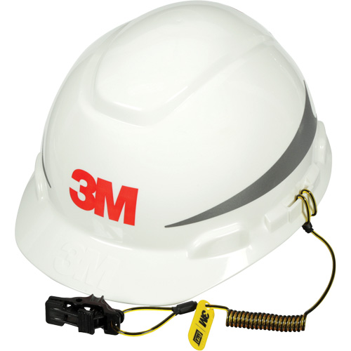 Hard Hat Tether, Coil, Clip/Loop Moffatt Supply & Specialties
