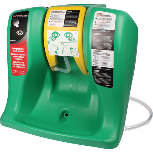 Dynamic Eyewash Station, Gravity-Fed, 16 gal. Capacity, Meets ANSI Z358.1 Moffatt Supply & Specialties