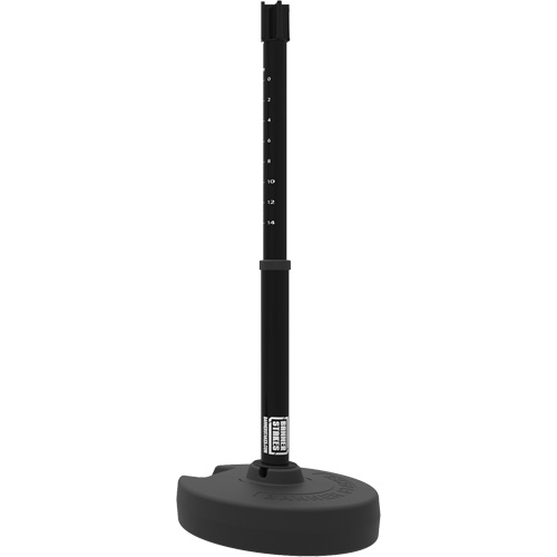 PLUS Barrier Post Set Receiver, 42" High, Black Moffatt Supply & Specialties