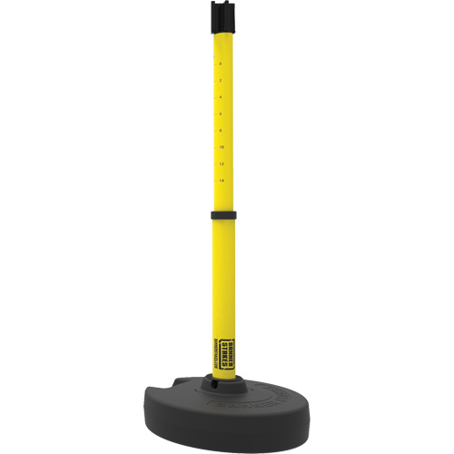 PLUS Barrier Post Set Receiver, 42" High, Yellow Moffatt Supply & Specialties