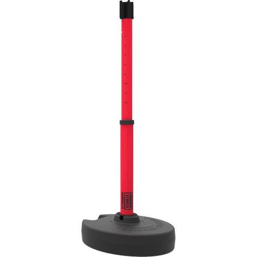 PLUS Barrier Post Set Receiver, 42" High, Red Moffatt Supply & Specialties