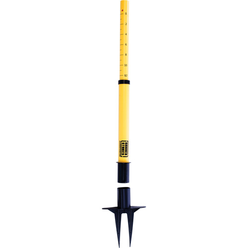 PLUS Barrier Posts, 42" High, Yellow Moffatt Supply & Specialties