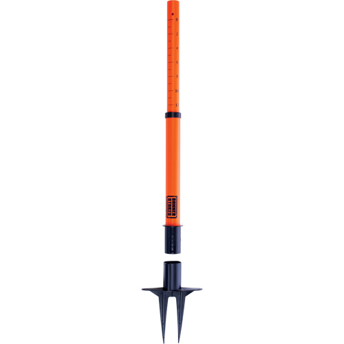 PLUS Barrier Post, 42" High, Orange Moffatt Supply & Specialties