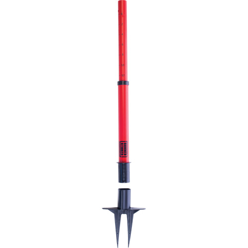 PLUS Barrier Posts, 42" High, Red Moffatt Supply & Specialties