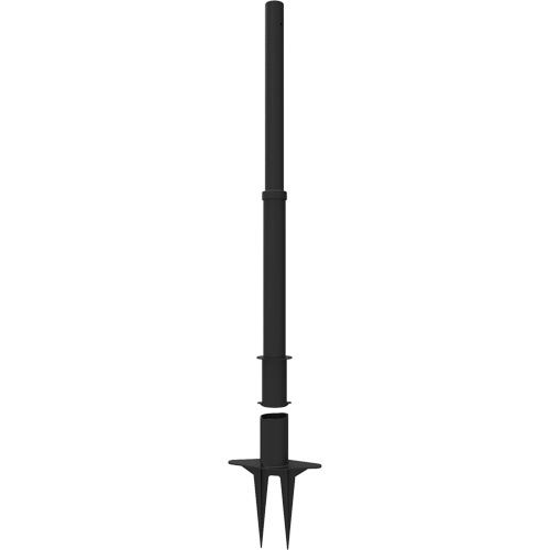PLUS Barrier Post, 42" High, Black Moffatt Supply & Specialties