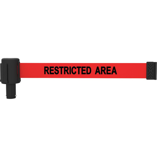 PLUS Banner Cassette, Restricted Area, 15', Red Tape Moffatt Supply & Specialties