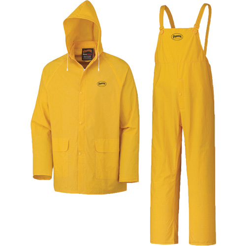 577 3-Piece Rain Suit, Polyester/PVC, 5X-Large, Yellow Moffatt Supply & Specialties