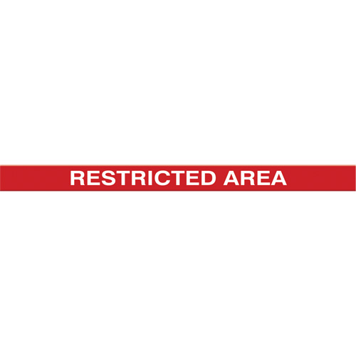 Tough-Mark Heavy-Duty Floor Marking, Rectangle, 48" L x 3" W, Red, Polyethylene Moffatt Supply & Specialties