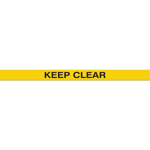 Tough-Mark Heavy-Duty Floor Marking, Rectangle, 48" L x 2" W, Yellow, Polyethylene Moffatt Supply & Specialties