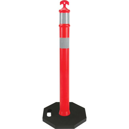 High-Visibility Delineator Post, 42" H, Orange Moffatt Supply & Specialties