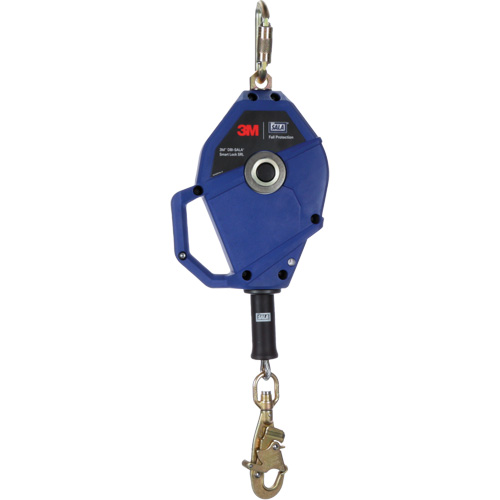 Cordage de s&eacute;curit&eacute; autor&eacute;tractable avec verrouillage intelligent, 30', Acier galvanis&eacute;, Pivotant Moffatt Supply & Specialties