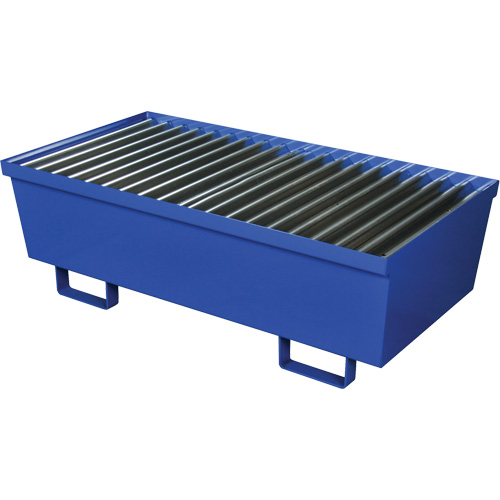 Steel Spill Containment Pallet, 74 US gal. Spill Capacity, 27" x 51.25" x 13" Moffatt Supply & Specialties
