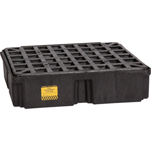 Plateforme de d&eacute;versement modulaire, Capacit&eacute; de d&eacute;versement 15 gal. US, 26" x 26,25" x 6,5" Moffatt Supply & Specialties