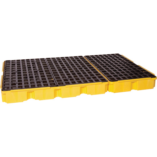 Modular Spill Platform, 88 US gal. Spill Capacity, 51.5" x 78.25" x 6.5" Moffatt Supply & Specialties