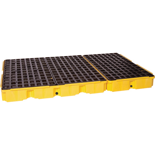 Modular Spill Platform, 88 US gal. Spill Capacity, 51.5" x 78.25" x 6.5" Moffatt Supply & Specialties