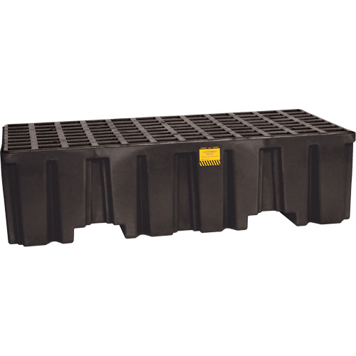 Palette de confinement des d&eacute;versements, Capacit&eacute; de d&eacute;versement 66 gal. US, 26,25" x 51" x 13,75" Moffatt Supply & Specialties