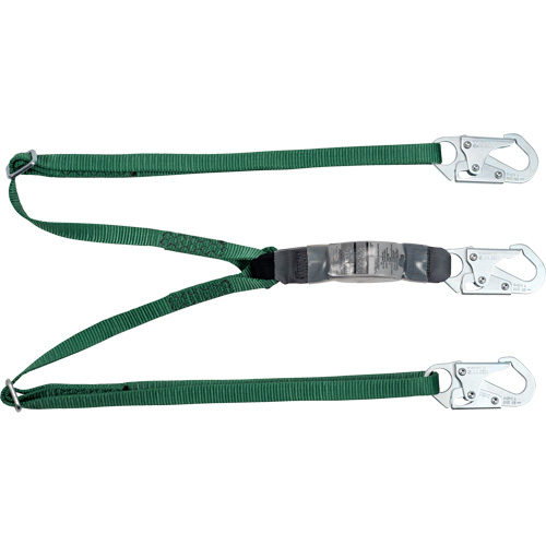 V-Series Lanyard, 6', Snap Hook Center, Snap Hook Leg Ends, Polyester Moffatt Supply & Specialties