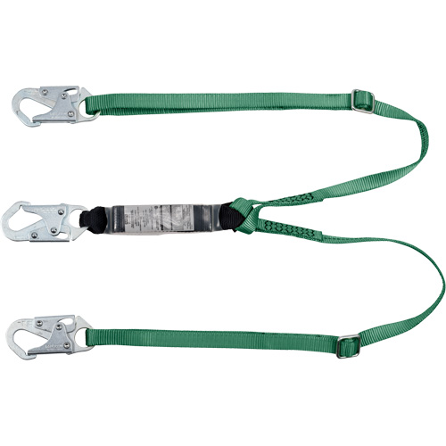 V-Series Lanyard, 6', Snap Hook Center, Snap Hook Leg Ends, Polyester Moffatt Supply & Specialties