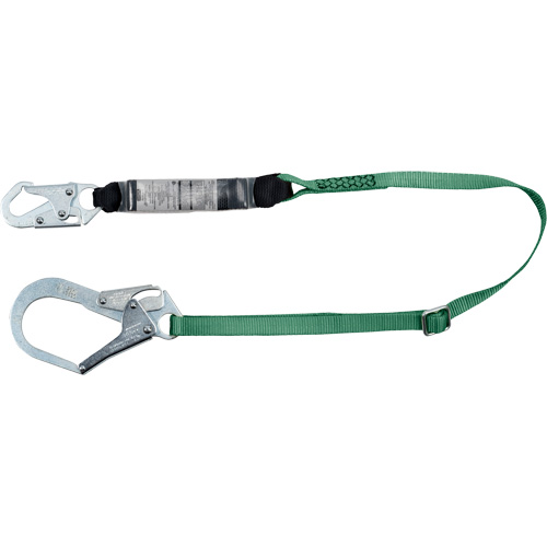 V-Series Lanyard, 6', Rebar Hook Center, Snap Hook Leg Ends, Polyester Moffatt Supply & Specialties