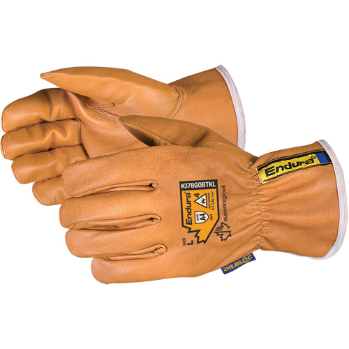 Gants de conducteur pour l'hiver Endura, Petit, Paume en Cuir fleur de ch&egrave;vre, Thinsulate Moffatt Supply & Specialties