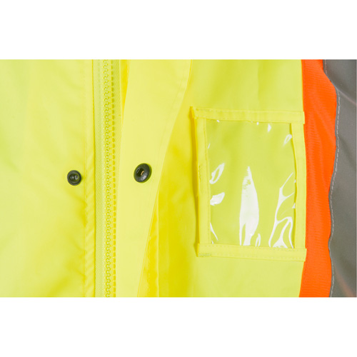 RZ1000 Rain Jacket, Polyester, Small, High Visibility Lime-Yellow Moffatt Supply & Specialties
