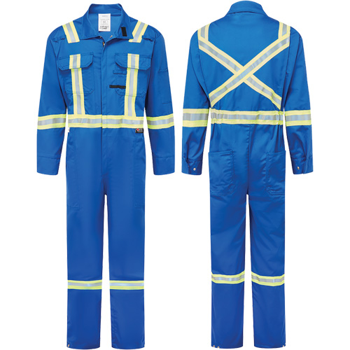 UltraSoft&reg; 9 oz. Deluxe Coveralls, Size 40T, Royal Blue Moffatt Supply & Specialties