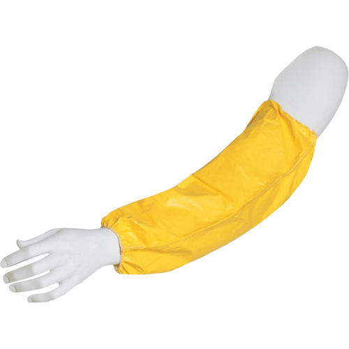 Manches jetables, Longueur de 18", Tychem 2000, Jaune Moffatt Supply & Specialties