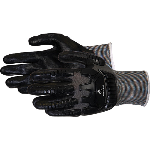 Gants de travail antichocs Dexterity, Petit, Paume en Synth&eacute;tique, Poignet Poignet en tricot Moffatt Supply & Specialties