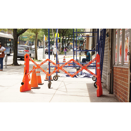 Multi-Gate Barricade, 43" H x 90" L, Orange Moffatt Supply & Specialties