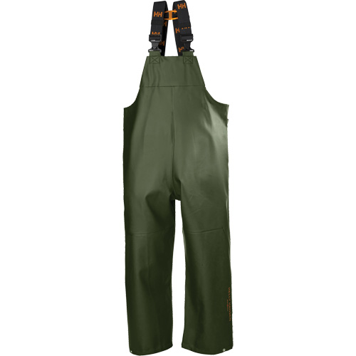 Pantalons &agrave; bavette imperm&eacute;ables Gale, Moyen, Polyester, Vert Moffatt Supply & Specialties