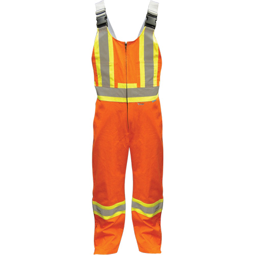 Overalls, Poly-Cotton, Small, High Visibility Orange Moffatt Supply & Specialties