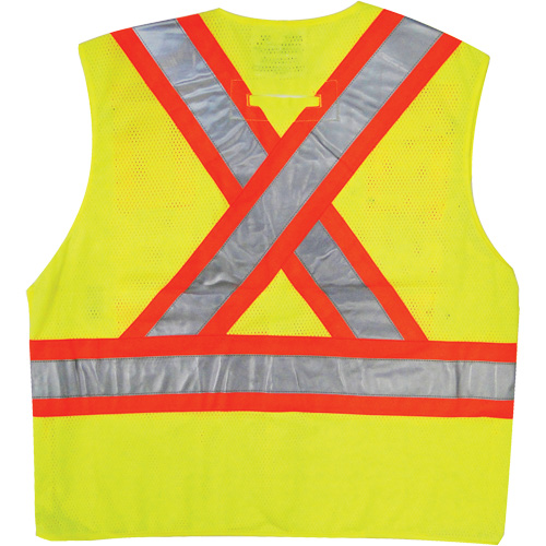 Veste de s&eacute;curit&eacute;, Jaune lime haute visibilit&eacute;, 2T-Grand/3T-Grand, Polyester Moffatt Supply & Specialties