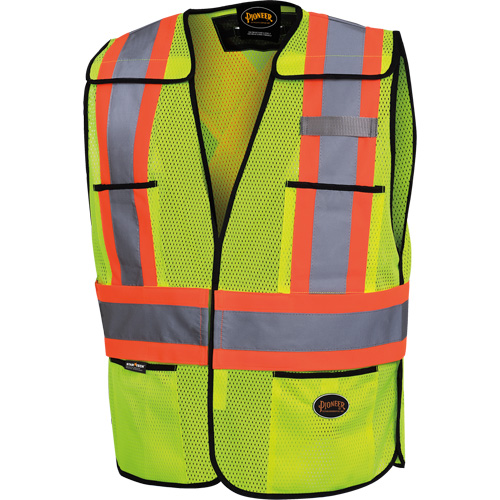 6927 Veste de s&eacute;curit&eacute;, Jaune lime haute visibilit&eacute;, Polyester Moffatt Supply & Specialties