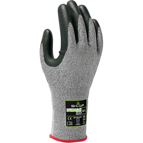 Gants r&eacute;sistants aux coupures 386, Taille 6/Petit, Calibre 13, Rev&ecirc;tement Nitrile, Enveloppe en PEHP, ANSI/ISEA 105 niveau 3/EN 388 niveau C Moffatt Supply & Specialties